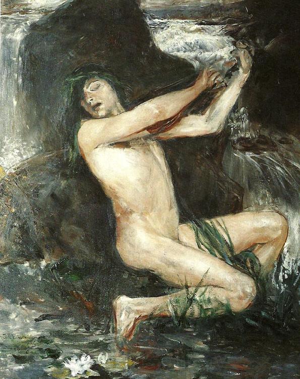 Ernst Josephson nacken Norge oil painting art